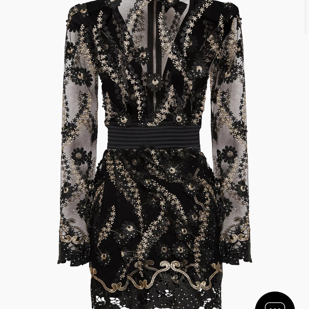 Elegant Black Lace Dress